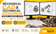create mechanical cad models and technical drawings