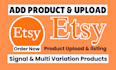 do 50 add product in etsy store
