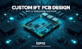 design custom raspberry pi cm4, cm5, esp32 wifi or stm32 programming and iot