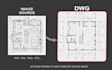 redraw any architectural drawing into an autocad dwg file