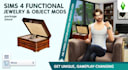 create custom functional mods and cc for sims 4