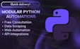 build modular python automations and api data pipelines