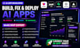 fix lovable ai app bugs, bolt new issues and deploy ai saas apps