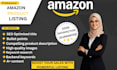 do amazon product listing and optimization