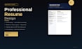 design a professional and ats friendly CV