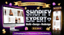 build, design or redesign your shopify store, ecommerce, dropshipping website