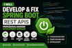fix spring boot backend issues