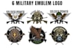 design clean military badge, patch, round sticker