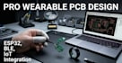 create manufacturing grade wearable electronics pcb, smart ring iot esp32 ble