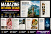 design a modern magazine layout in adobe indesign
