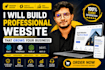build website, website development, full stack developer