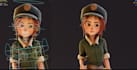 2d 3d model rig animate character 52 arkit blendshape blender cc4 iclone c4d