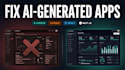 fix your ai generated react nextjs or full stack app