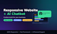 create a website with ai chatbot for business