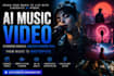 create ai generated music video with stunning visuals