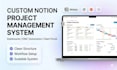 build a custom project management system, dashboard and workflow automation