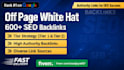 do white hat off page SEO backlinks for google top ranking