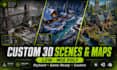 create custom 3d environments for games and concept art
