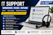 provide IT support, troubleshooting, and microsoft 365 help