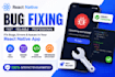 fix react native bugs crashes API issues and errors
