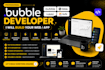 bubble io developer bubble website adalo glide app softr flutterflow mobile app