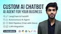 build a custom ai chatbot or ai agent for your website using langchain an