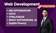 develop a professional and SEO friendly website for you