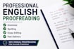 proofread and edit english essays professionally