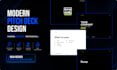 design a professional pitch deck or presentation