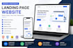 create a modern responsive landing page website