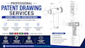 create patent drawing, utility design, technical drawing