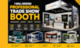 design professional custom trade show booth and exhibition display