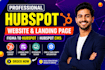 develop hubspot website , hubspot landing page , figma to hubspot