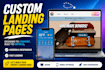 build custom landing pages
