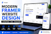 design framer website, framer landing page or framer redesign