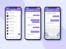 build a chat, messaging app, text message app, sms alert app, secret chat app