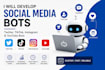 create youtube bot, social media bot, instagram bot, tiktok bot, twitter x bot