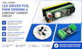 design led driver pcb, pwm dimming and constant circuit
