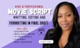 write and format professional movie and film scripts
