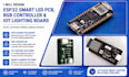 design esp32 smart led pcb rgb controller and iot lighting board