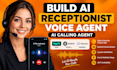 build ai voice agent ai receptionist vapi retell ai calling agent n8n make com