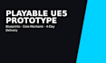 build a playable unreal engine 5 game prototype with blueprints