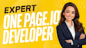 create a modern premium landing page using onepage io funnel design onepage io