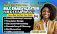send bulk email blast, email validation and clean email marketing campaign