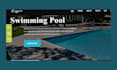 design a luxury pool builder, cleaning, construction and repair website