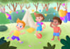 create custom watercolour children illustrations and picture book art design