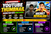 design eye catching youtube thumbnails fast