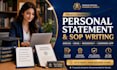 edit personal statement sop amcas eras residency common app fellowship