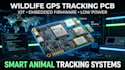design wildlife gps smart tracking pcb with iot and embedded firmware