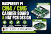 design custom raspberry pi cm4 cm5 carrier board and hat pcb